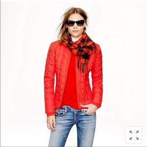 J. Crew SNOWCAP QUILTED DOWN PUFFER JACKET Size Medium